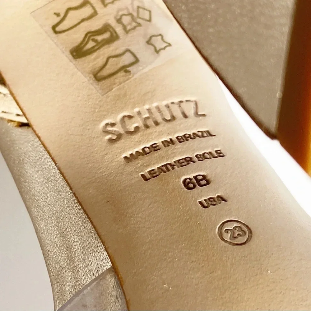 Schutz Rowenah Sandals Size 6